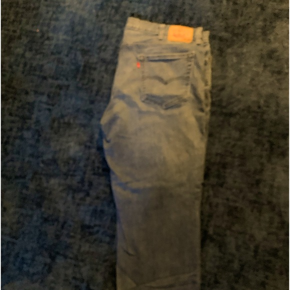Levis 541 Jeans Mens Size 40x30 Dark Blue Denim Stretch Athletic tapered - Picture 3 of 7